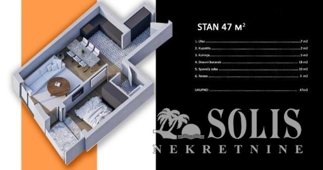 Stan, Dvosoban<br>47 m<sup>2</sup>, Centar Stari grad