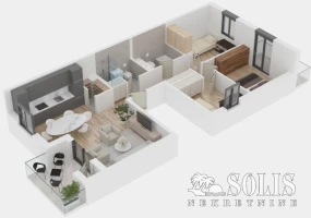 Apartment, Three and a half-room apartment<br>93 m<sup>2</sup>, Adice