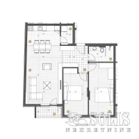 Apartment, Three-room apartment<br>79 m<sup>2</sup>, Novi Majur