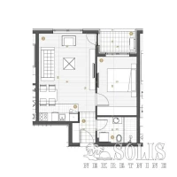 Apartment, Two-room apartment (one bedroom)<br>46 m<sup>2</sup>, Novi Majur