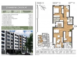 Apartment, Four- room apartment<br>95 m<sup>2</sup>, Grbavica