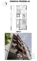 Apartment, Efficiency apartment<br>25 m<sup>2</sup>, Socijalno