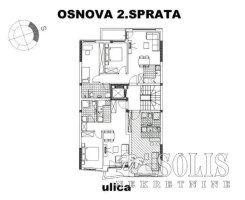 Apartment, Efficiency apartment<br>25 m<sup>2</sup>, Socijalno