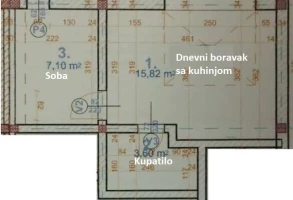 Apartment, One and a half-room apartment<br>27 m<sup>2</sup>, Fešter