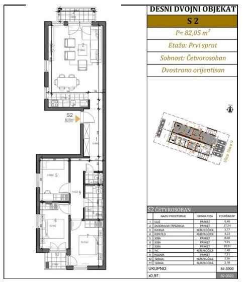 Apartment, Veternik, Novosadski put | Šifra: 1049344