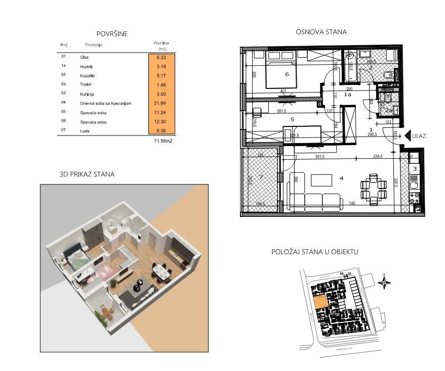 Квартира, Novi Sad, Salajka | Šifra: 1049359