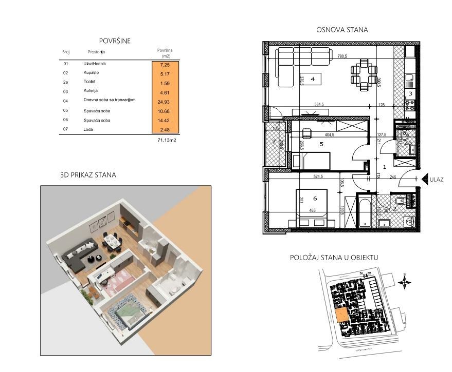 Apartment, Novi Sad, Salajka | Šifra: 1049375