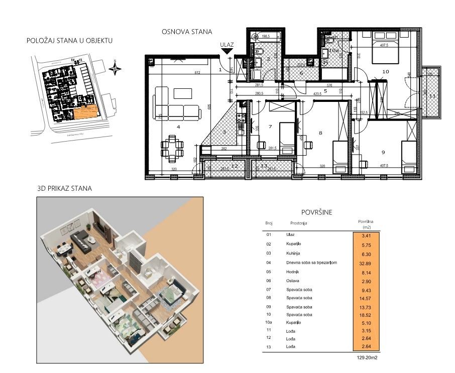 Novi Sad Salajka Multi-room apartment