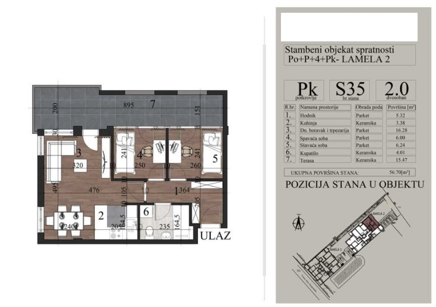 Apartment, Novi Sad, Telep - južni | Šifra: 1049522