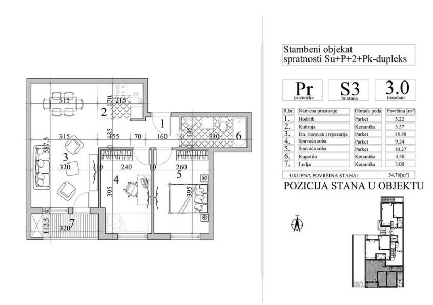 Apartment, Novi Sad, Nova Detelinara | Šifra: 1049620