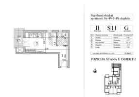 Apartment, Efficiency apartment<br>25 m<sup>2</sup>, Nova Detelinara