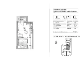 Apartment, Efficiency apartment<br>27 m<sup>2</sup>, Nova Detelinara