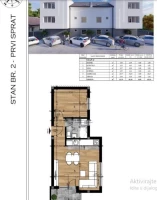Stan, Dvosoban<br>40 m<sup>2</sup>, Adice