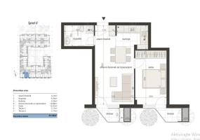 Stan, Dvosoban<br>45 m<sup>2</sup>, Centar