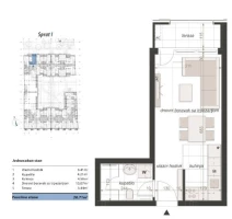 Apartment, One-room apartment<br>28 m<sup>2</sup>, Centar