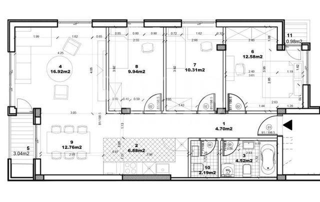 Veternik Veternička rampa Four- room apartment