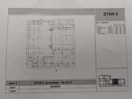 Stan, Dvosoban<br>49 m<sup>2</sup>, Salajka