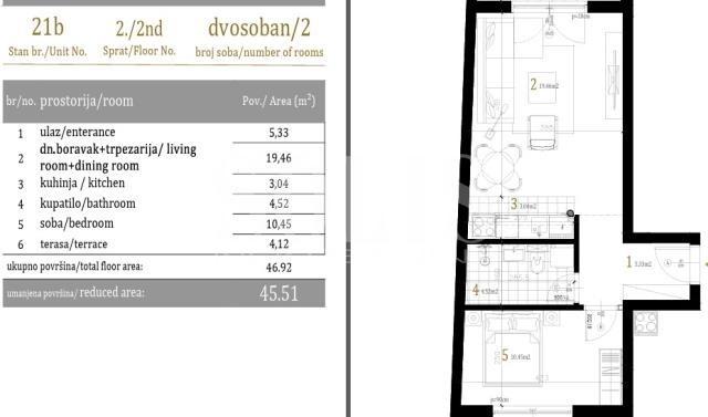 Stan, Petrovaradin, Centar | Šifra: 1051971
