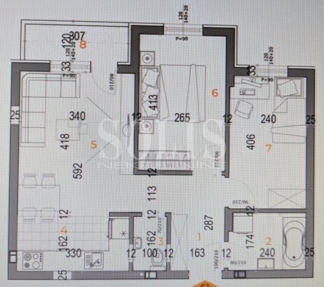 Novi Sad Telep - južni Two-room apartment (one bedroom)