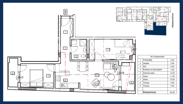 Stan, Petrovaradin, Širi centar | Šifra: 1052156