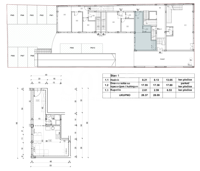 Novi Sad Telep - severni Garsonjera