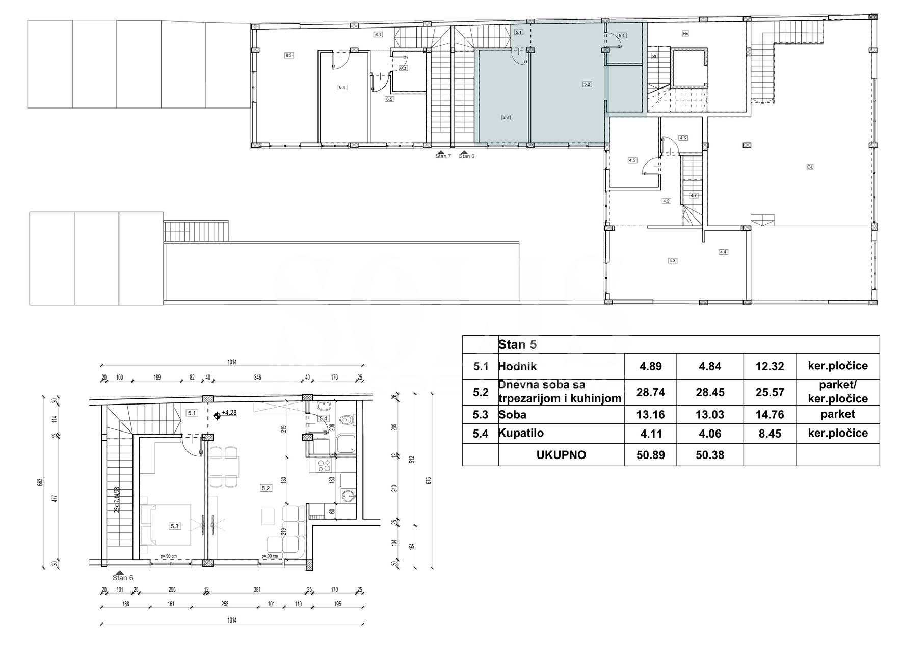 Stan, Novi Sad, Telep - severni | Šifra: 1052203
