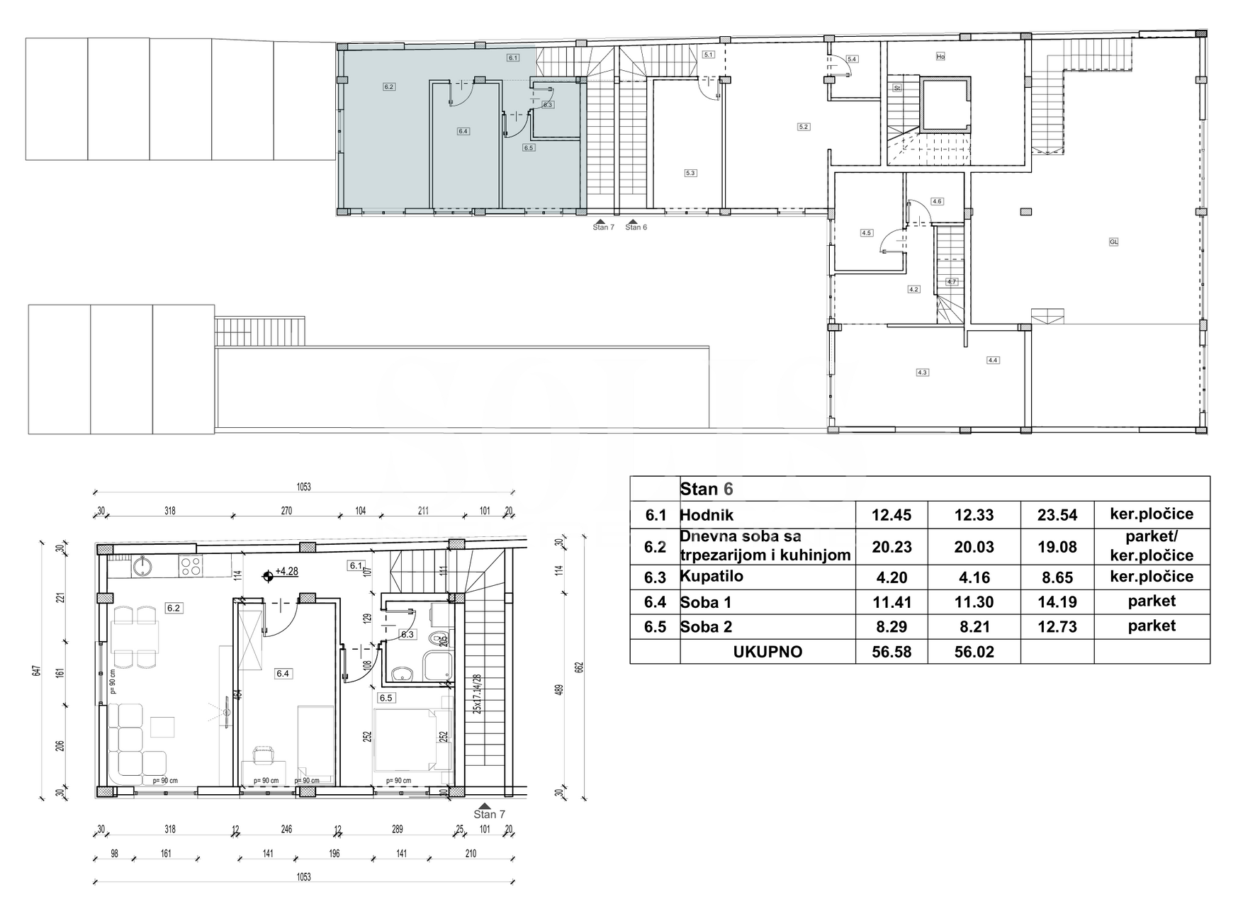 Novi Sad Telep - severni Dvoiposoban