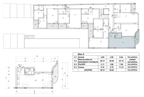 Apartment, One-room apartment<br>39 m<sup>2</sup>, Telep - severni