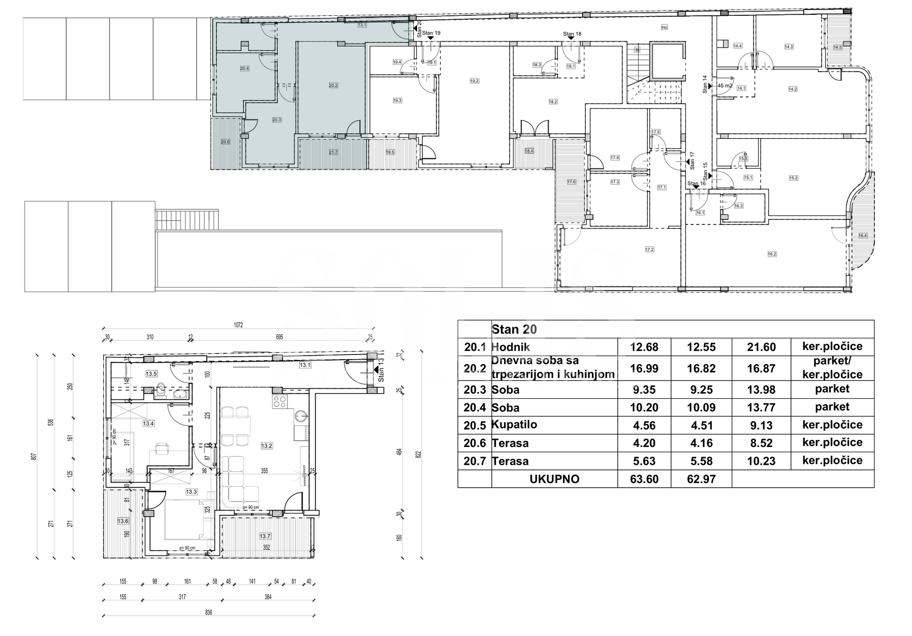 Stan, Novi Sad, Telep - severni | Šifra: 1052221