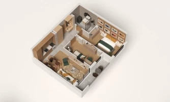 Wohnung, 2.5-Zimmer Wohnung<br>58 m<sup>2</sup>, Telep - južni