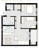 Stan, Trosoban<br>59 m<sup>2</sup>, Auto kuća Petrović