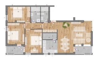 Stan, Četvorosoban<br>89 m<sup>2</sup>, Stari majur