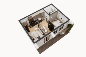 Stan, Jednoiposoban<br>37 m<sup>2</sup>, Banja Koviljača