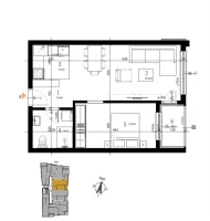 Stan, Dvosoban<br>47 m<sup>2</sup>, Satelit