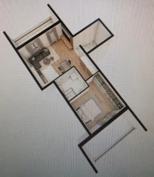 Stan, Dvosoban<br>51 m<sup>2</sup>, Mišeluk