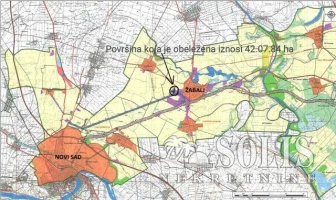 ЗЕМЉИШТЕ, 42 ha, Žabalj, Zrenjaninski put